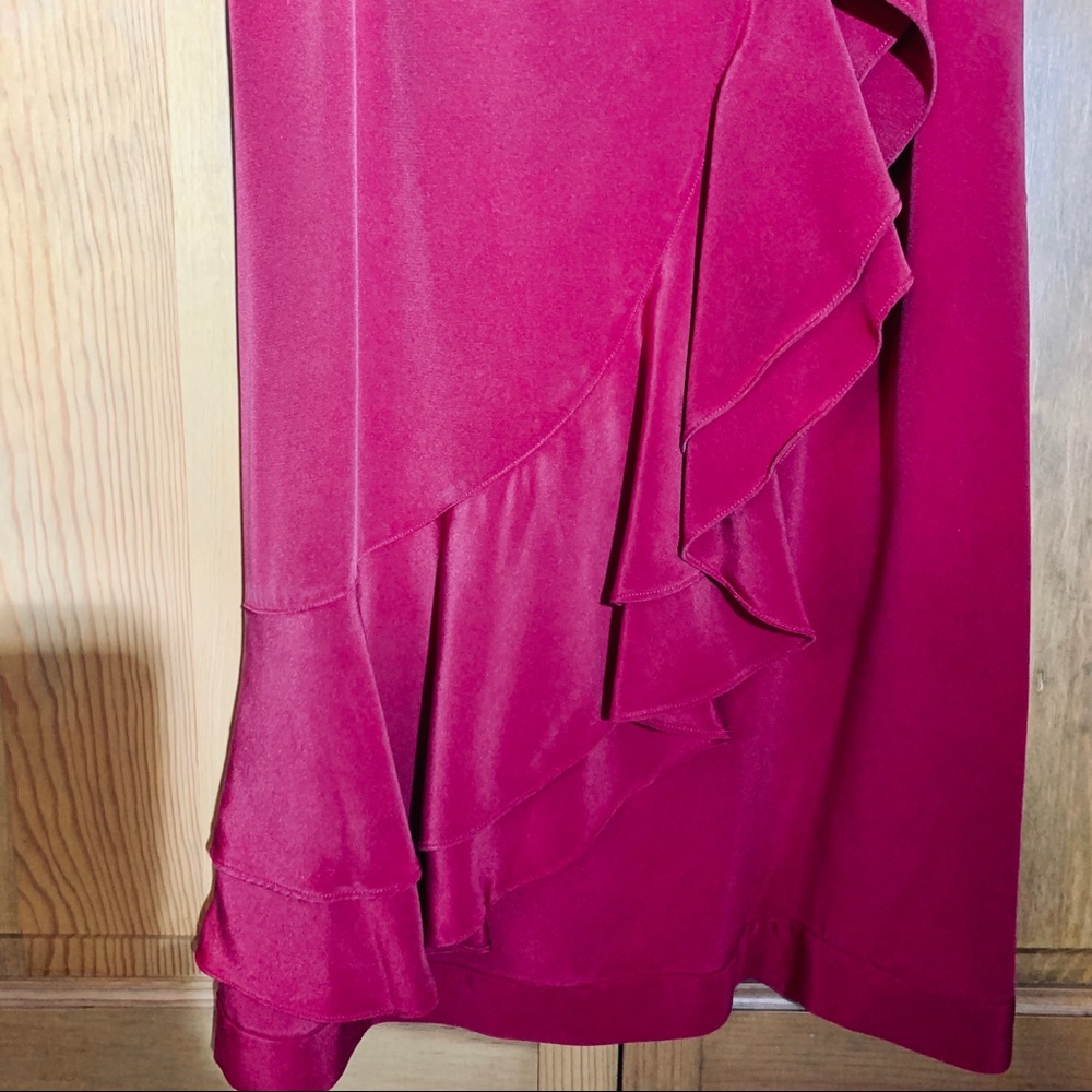 ALI RO 100% Silk Scoop Neck Tunic Dress - Picture 4 of 7